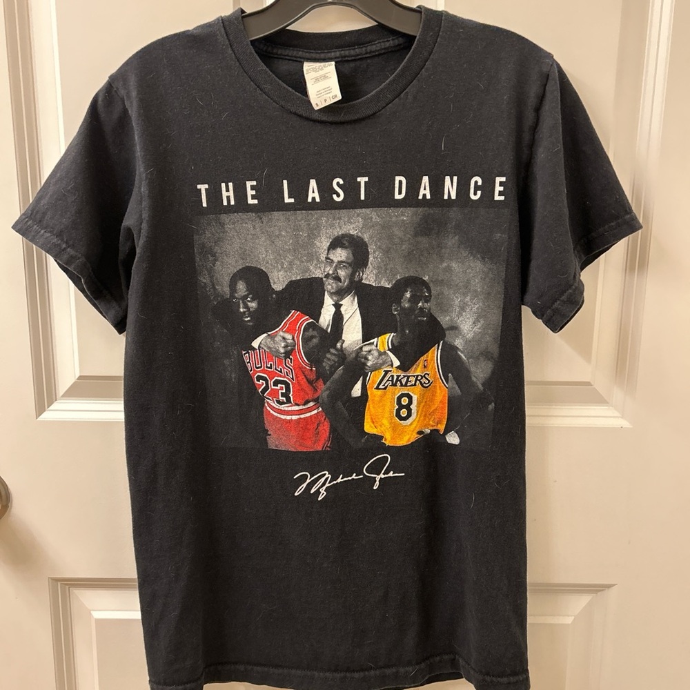 Michael Jordan The Last Dance with Kobe Bryant & Phil Jackson T-Shirt Size Small
